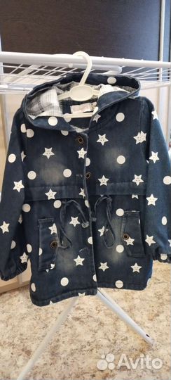 Джинсовая куртка для девочки