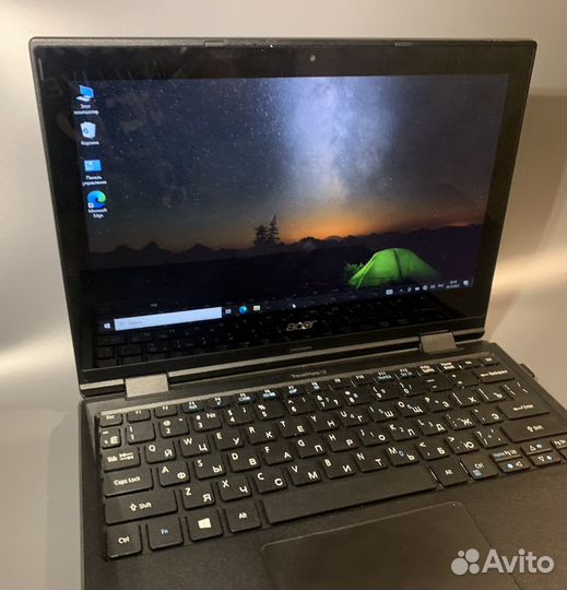 Сенсорный ноутбук acer travel mate b