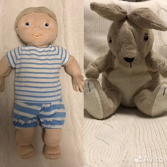 Мягкие игрушки из IKEA кукла заяц- кролик