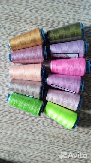 Нитки швейные бабины новые