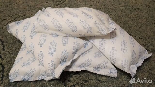 Силикагель фасованный в мешочки 1шт - 600 гр