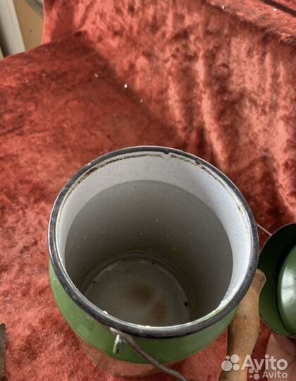 Бидон эмалированный 2 л СССР