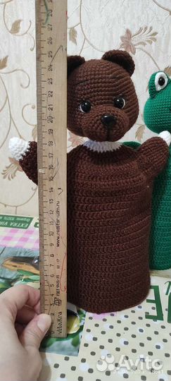 Вязаные игрушки. Театр Теремок. Герои сказок