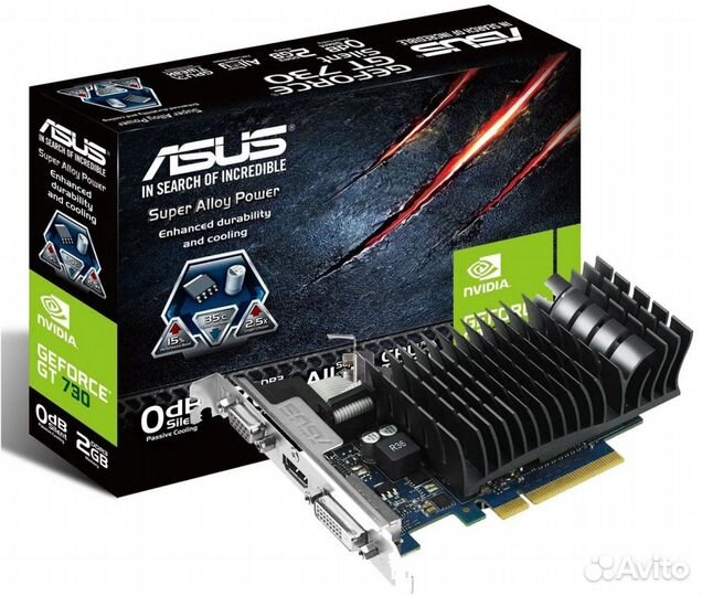 Nvidia GeForce GT 730 asus 2Gb (GT730-SL-2GD3-BRK