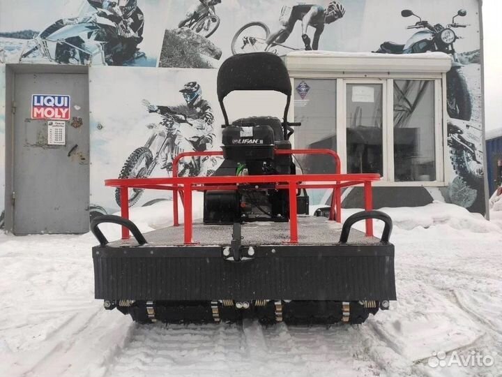 Мотобуксировщик Бурлак-М Егерь Экспедитор 15 л.с