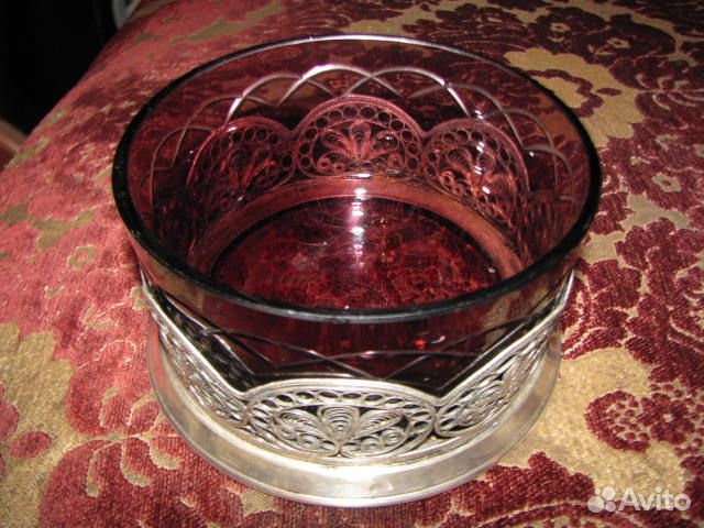 Сахарница мельхиор СССР