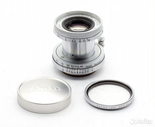 Leica Leitz Elmar 2.8/50. М39. 1958г
