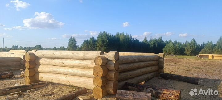 Срубы под рубанок