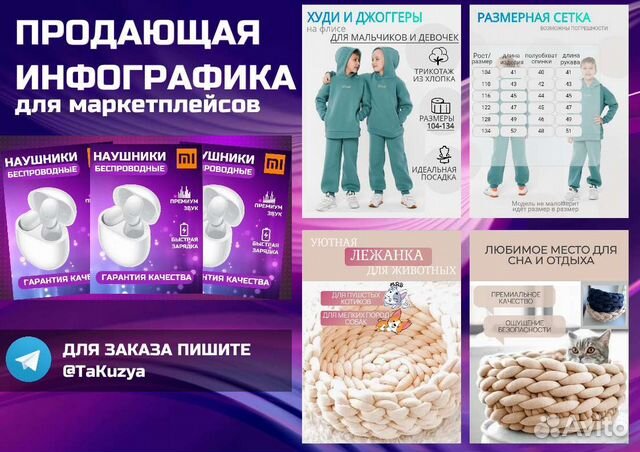 Инфографика для маркетплейсов