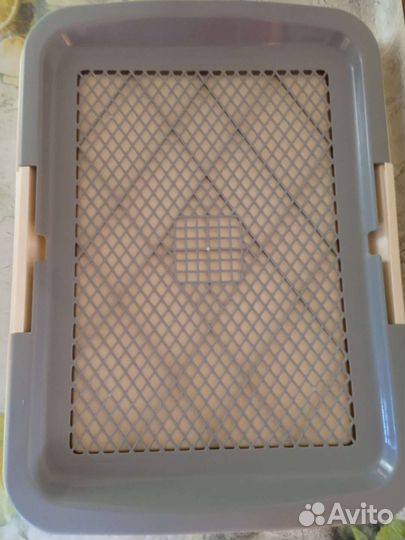 Лоток для собак со столбиком