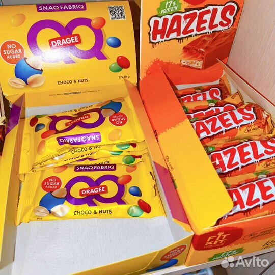 Протеиновые батончики qwikler, snaqer