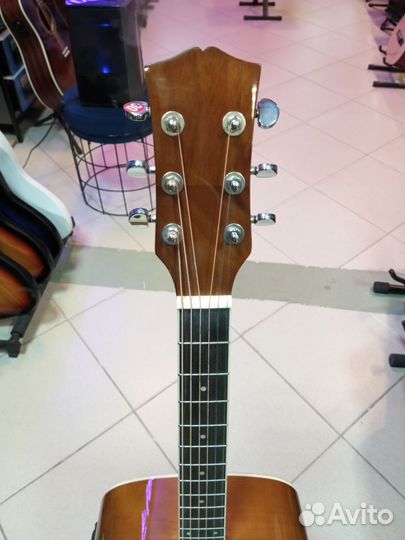 Гитара электроакустическая Fabio поврежденная