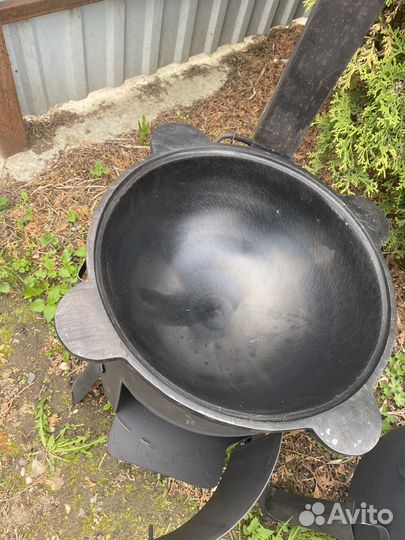 Казан с печькой 8л,10л,12л