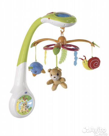 Мобиль на кроватку chicco с проектором