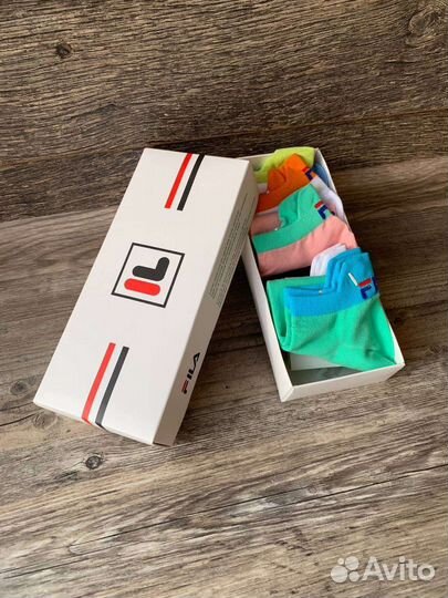 Носки Fila в фирменной коробке короткие