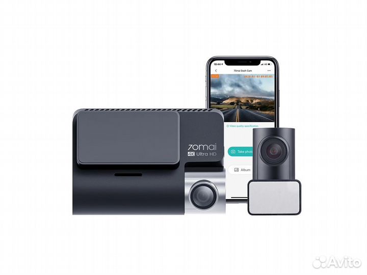 Видеорегистратор Xiaomi 70mai A800S + камера