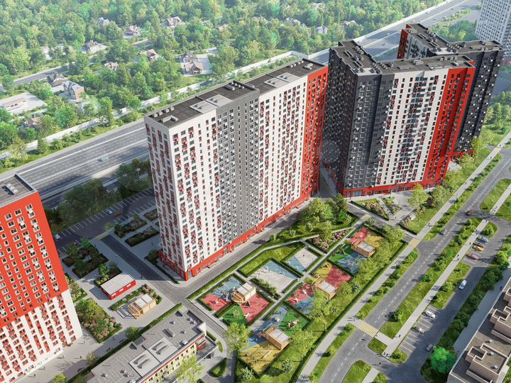 2-к. квартира, 61,3 м², 19/25 эт.