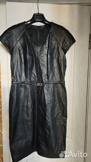 Кожаное платье натуральная кожа