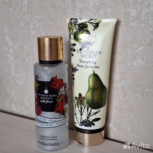 Мист для тела и молочко victoria s secret