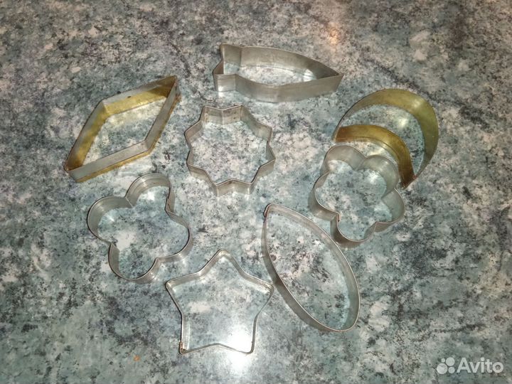 Формочки для печенья и форма для кекса. СССР