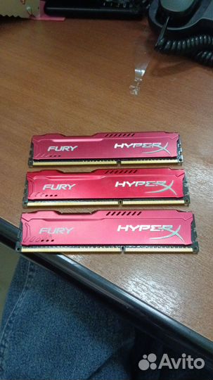 Оперативная память hyperx fury HX318C10FR/4