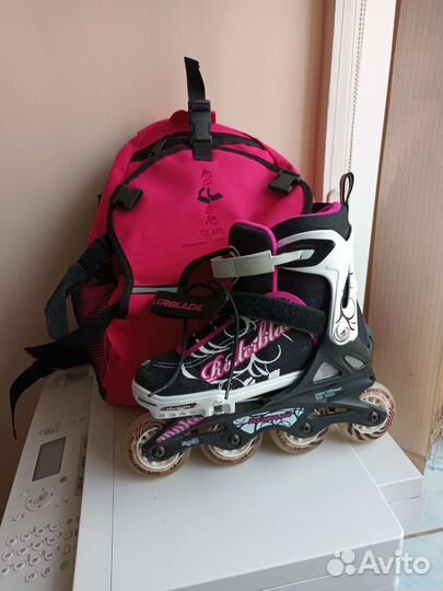 Роликовые коньки rollerblade, раздвижн