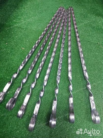 Шампур 400х12х3 мм. кольцо узор