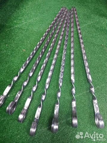 Шампур 400х12х3 мм. кольцо узор