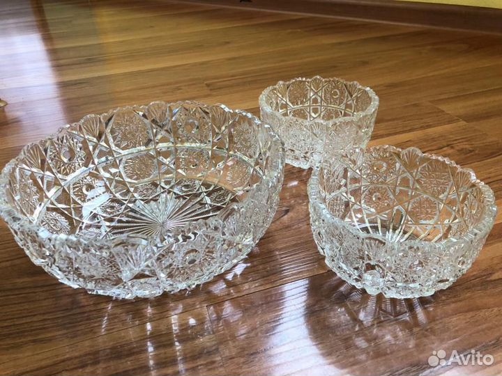 Хрустальный салатник