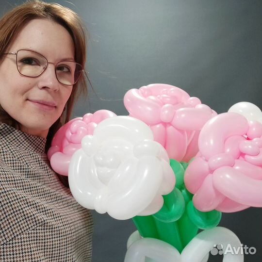 Цветы, фигуры из шаров