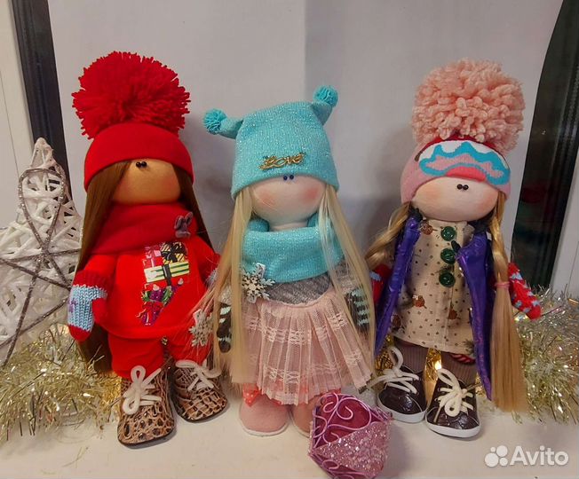 Интерьерная кукла ручной работы Тильда