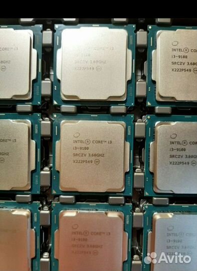 Процессор intel core i3 9100 новые