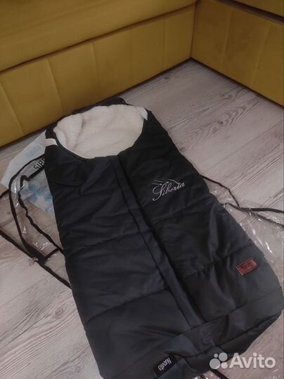 Меховой конверт в коляску овчина Neovita