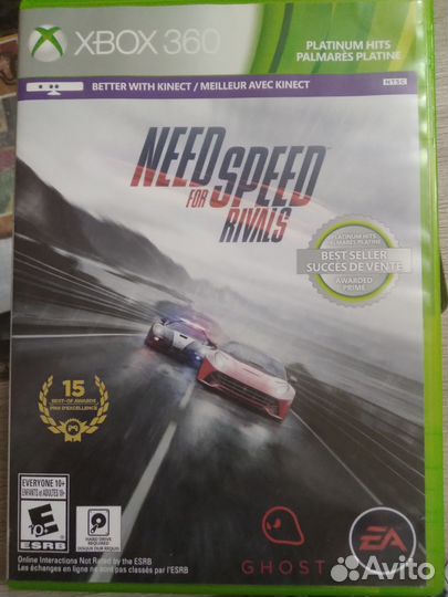 Need for Speed:Rivals Xbox 360 Лицензия