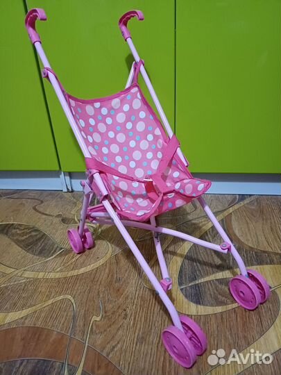 Прогулочная игрушечная коляска для кукол