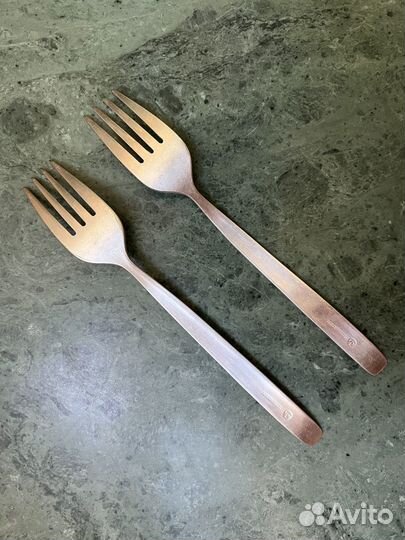 Вилки мельхиор розы мнц