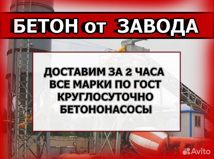 Бетон от производиля