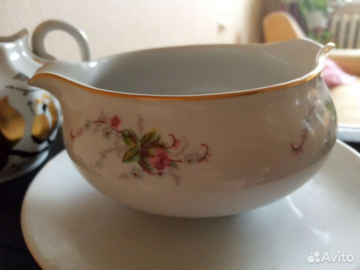 Соусник фарфоровый СССР