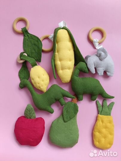 Грызунки, погремушки ручная работа