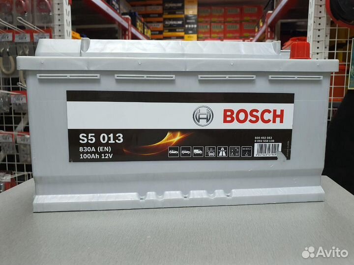 Аккумулятор Bosch (Бош) 100Ah 830A обратная пол
