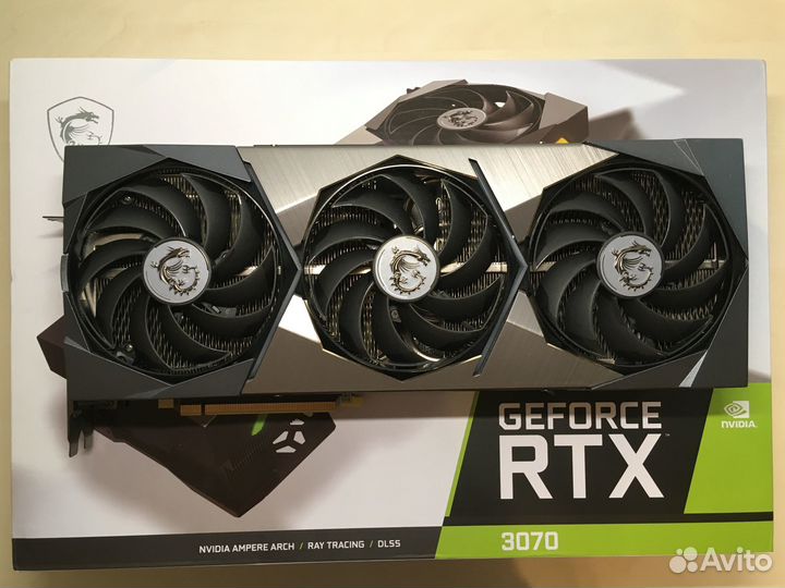 Видеокарта MSI RTX3070 suprim X Идеальная