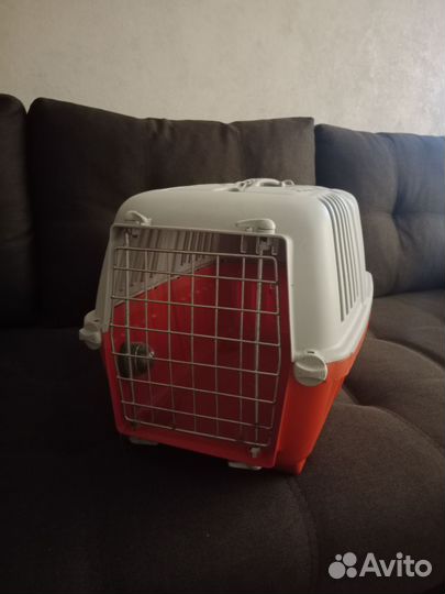 Переноска для кошек пластиковая