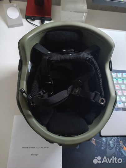 Бронешлем Atlas MK2 Fast Бр2 (Oliva)