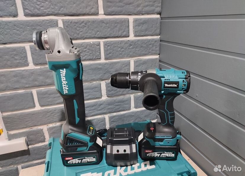 Makita 2 в 1 ушм + шуруповерт для ледобура