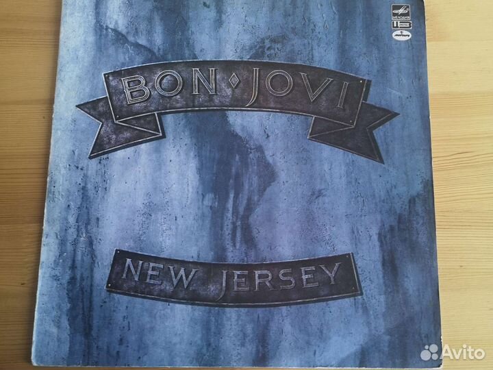Пластинка Bon jovi New jersey