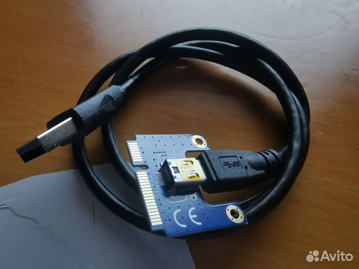 Адаптер Mini PCI-E к PCIe PCI Express 1X-16X