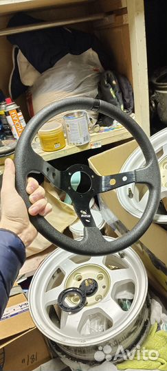 Спортивный руль с переходников на ваз 2107