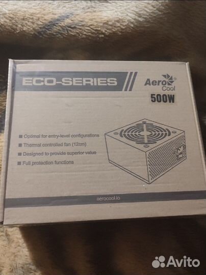Блок питания новый Aerocool ECO 500W