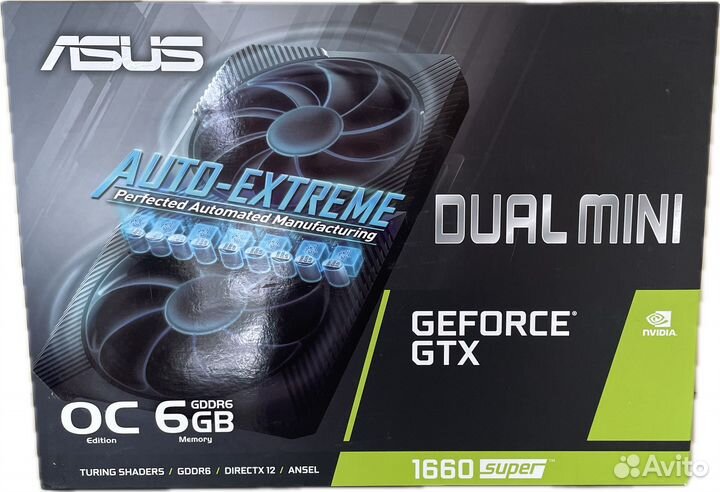Видеокарта asus GeForce GTX 1660 super