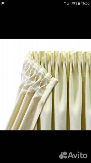 Обработка пошив ремонт штор и тюли